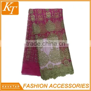 Kavatar Brand Latest African Cord Guipure Lace Fabric thumbnail-4