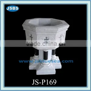 Western Style Decorative Marble Church Flowerpot thumbnail-1
