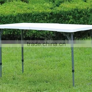 4 ft Rectangle Plastic Outdoor Folding Pool Tables,Swimming Pool Plastic Table,HY-Z123 thumbnail-4