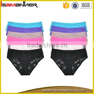 Women Sex Rose Flower Hipster Panty Sexy Lady Printed Flower Panties thumbnail-3