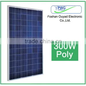 HOT ! High Quality and Cheap Price! USD0.42/W,300W Polycrystalline Solar Panel , Poly Solar Panel thumbnail-1