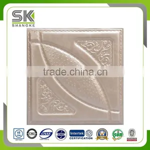 Graceful Embossing PU Leather 3D Wall Decorative Panels thumbnail-6