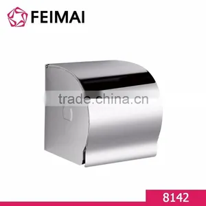 Hotel Bathroom Design Double Stainless Steel 304 Paper Roll Holder thumbnail-3