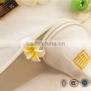 Star Hotel Senior Cut Pile Bathroom Slipper With Gold Embroidary Logo thumbnail-5