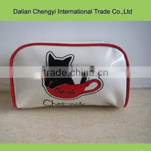 Woman Cosmetic Bag Factory Oem Quality With Cat Print Quality Choice thumbnail-1