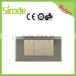 China Manufacturer 3 Gang Double Way Press Switch thumbnail-1