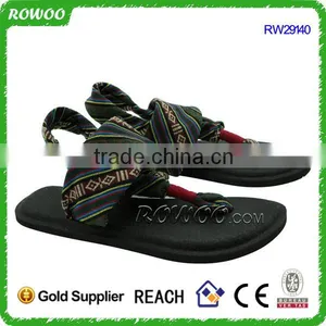 New Products on China Market Women's Yoga Sling Ethnic Cloth Sandals thumbnail-3