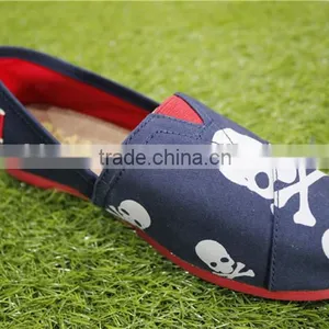 Skull Print Leisure Canvas Stock Shoes thumbnail-2