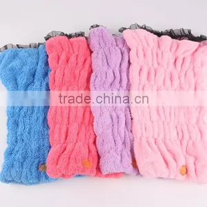 Microfiber Bath Drying Cap/Waterproof Bathing Bonnet thumbnail-2