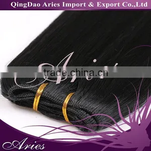 Remy Real Human Hair Extensions Hair Weft thumbnail-1
