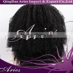 2015 New Fashion 100% Synthetic Kinky Curly Lace Front Wig for Black Women thumbnail-3