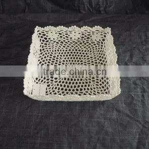 China Manufacturer 100% Crochet Cotton Food Tray thumbnail-4