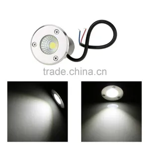 3W 12V COB LED Buried Recessed Floor Lamps IP67 Waterproof Outdoor Garden Yard Landscape Lighting Underground Street Light Lamp thumbnail-5