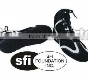 Hot Sale Dark Black Color Nomex Racing Shoes thumbnail-1