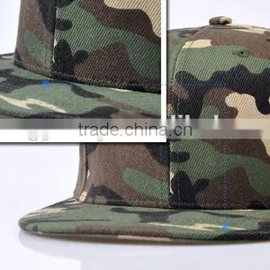 Custom Camo Snapback/Camo Flat Bill Hats Caps/Camo Hats thumbnail-1