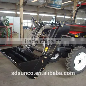 100HP 4WD Hydraulic Farm Tractor With Front End Loader thumbnail-1