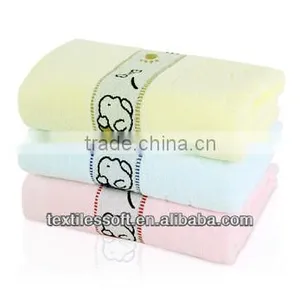 Pure Cotton Plain Color Jacquard Face Towel Embroidery Towel Wholesale thumbnail-1