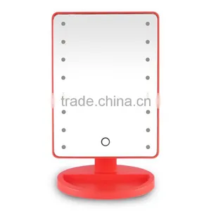 Single Side 180 Degree Free Rotating Compact Led Vanity Mirror thumbnail-3