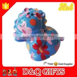 Resin Green Frog Figurine Made by Water Transfer Printing in China thumbnail-3