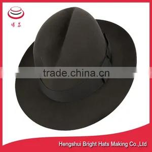 Traditional Wool Felt Fedora Hat thumbnail-2