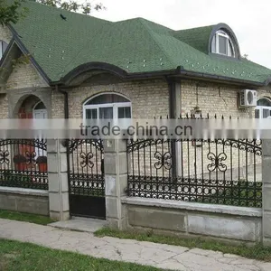 Wrought Iron Main Gate Designs for Home thumbnail-1