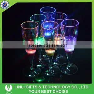 Color Changing Liquild Activated Led Light Champagne Cup thumbnail-3