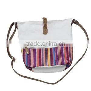 Fashion Canvas Cross Strap Leisure Shoulder Bag for Shopping and Promotiom,good Quality Fast Delivery thumbnail-1