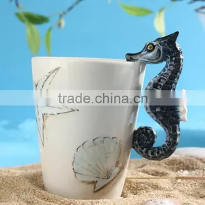 3d Animal Cup, Ceramic Animal Hand Painting Ceramic Mug,coffee Mug thumbnail-2