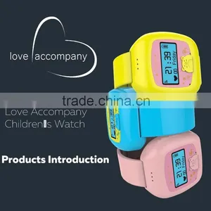 2015 Newest and Hot Selling Cartoon Kids Gps Tracking Watch Hone thumbnail-1