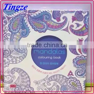 High Quality 2015 Best Selling Hand-painting Secret Garden Adult Coloring Book Pages-mandala Series thumbnail-1