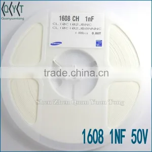 Capacitors 1608 1NF 50V NEW thumbnail-1