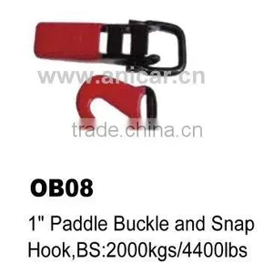 OB08 1" Paddle Buckle and Snap Hook thumbnail-1