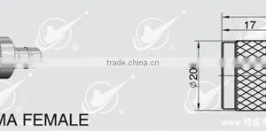 N to QMA Adaptor,male to Female,50 Ohm thumbnail-1