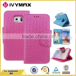 Cell Phone Accessories Phone Case Super Slim Auto Sleep Wake Flip Case Cover for Samsung Galaxy s6 thumbnail-1