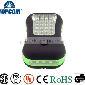 24+4 Led Magnetic Hanging Pockets Work Light With Torch thumbnail-1