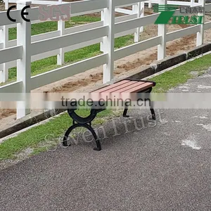 Outdoor Wood Plastic Composite Bench, Waterproof Garden Bench thumbnail-2