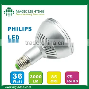 Commercial Lighting Supplier Ul Listed Led Par30 5000k 36w With 16pcs Brand Chips thumbnail-2