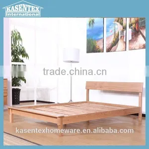 Wooden Modern Style Bed Solid Wood Assembled Double Bed thumbnail-3