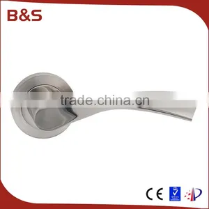 Door Lock Manufacturer Supply Stainless Steel Solid Level Door Handle on Rosette Supplier's Choice thumbnail-1