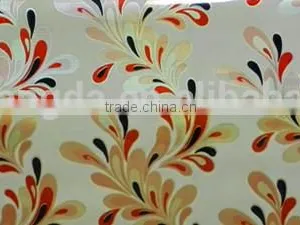 3D Laser Tablecloth Pvc Tablecloth Golden Color Latest Design thumbnail-1