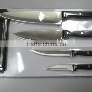 5Pcs Kitchen Knife Set With Magnetic Holder thumbnail-1