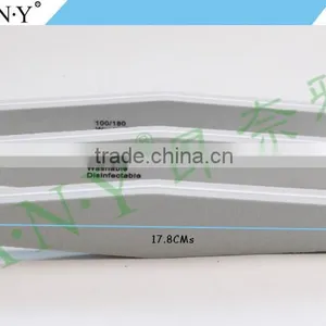 Finger Nails Shapes Sanding Grey Sponge Nail File Tool Rokest Shape 100/180 Grit thumbnail-2