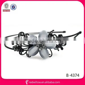 America Popular Designer Fancy Diamante Headband for Teen Girl thumbnail-1