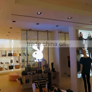Building Transparent Glass Led Display, See Through Led Display Flexible thumbnail-1