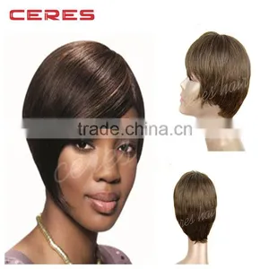 Lady's Fashion Heat Resistant Synthetic Wigs Wholesale New Popular Style Female Elegant Wigs Wavy Synthetic Wig Cap thumbnail-1