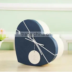 2016 Fashinable Empty Heart Shape Cardboard Gift Box With Ribbon thumbnail-3