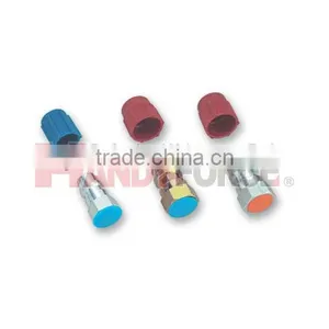 Straight Adapters Set W/Valve Core and Cap, Air Conditional Service Tools of Auto Repair Tools thumbnail-1