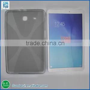 New Arrival Flexible TPU X-line Soft Gel Case for Samsung Galaxy Tablet E T560 9.6'' Mix Colors thumbnail-2