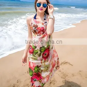 Elegant Chiffon Pareo Beach Sarong Wrap Bikini Scarf thumbnail-1