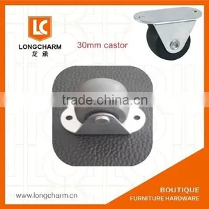 40mm TPR Ball Bearing Caster Flat Furniture Casters Chair Caster thumbnail-3